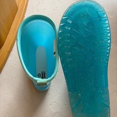 レインシューズ水色の画像