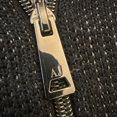 ARMANI JEANS ニットパーカー メンズL ダブルジップの画像