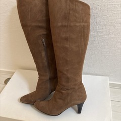 Pitti ロングブーツ 23cm ブラウン 美品の画像