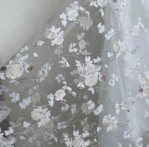 花柄刺繍キャミドレス　みんなのドレス
