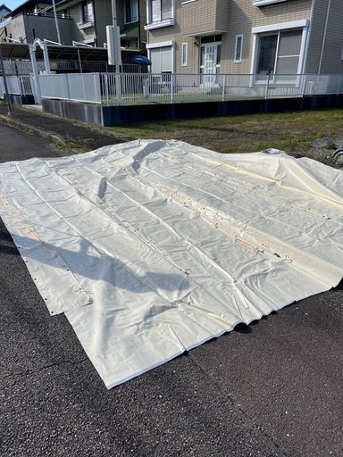 中古シート　使用１年　3枚　屋根材・壁材に