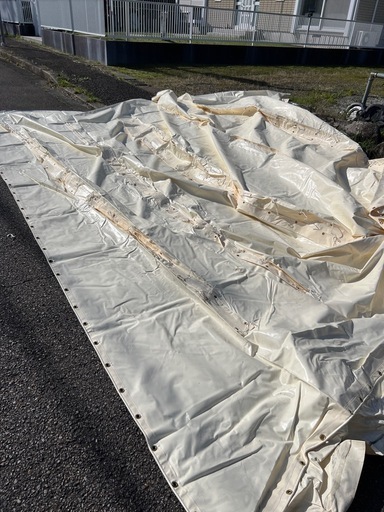 中古シート　使用１年　3枚　屋根材・壁材に