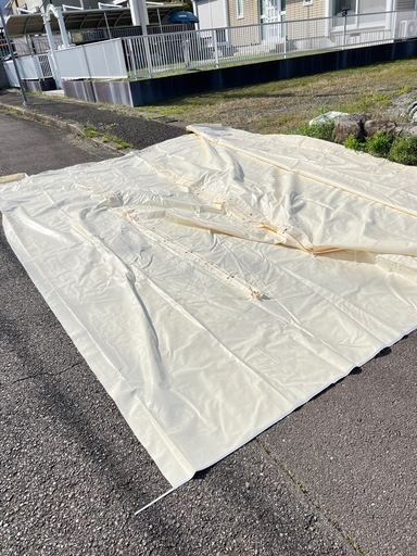 中古シート　使用１年　3枚　屋根材・壁材に