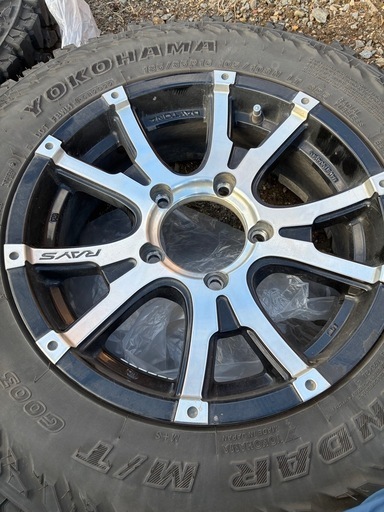 ジムニーjb23/64用　raysホイール+ジオランダーmt185/85/r16