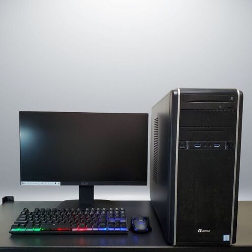 Wi-Fi6対応 ゲーミングPC i7-8700 GTX1060 16GB SSD240GB HDD2TB 周辺 
