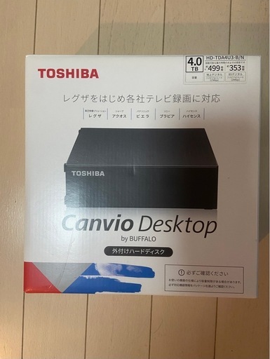 【未使用】TOSHIBA Canvio Desktop 4TB