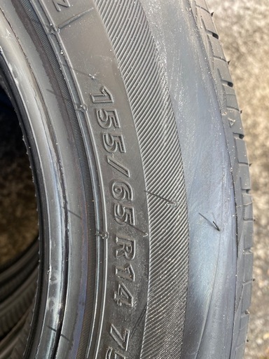 未使用　155/65R14 タイヤのみ