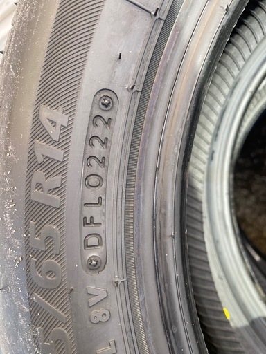 未使用　155/65R14 タイヤのみ