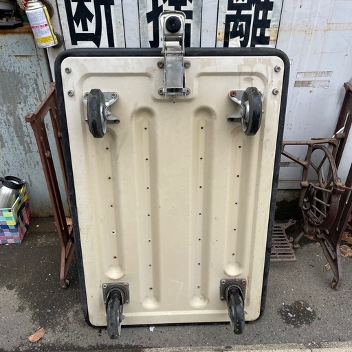 ブレーキ付き　大型台車　縦94×横64㎝　【リサイクルショップ道楽屋】