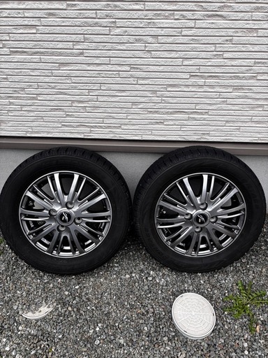 軽自動車　スタッドレスタイヤ　4本セット　wedsホイール