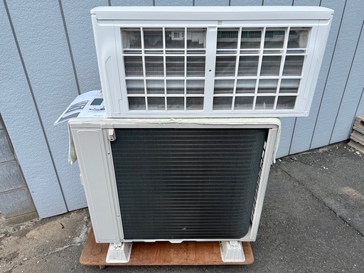 ■富士通 リビング用 エアコン 20畳用 ノクリア 6.3kw 2021年製■FUJITSU nocria AS-Z631L2W 単相200V 冷媒R32■ダブルAI 熱交換器加熱除菌 プラズマ空清 フィルター自動お掃除■内部汚れあり