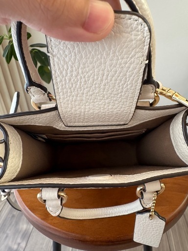 【極美品】COACH コーチ バッグ ハンドバッグ NORTH SOUTH