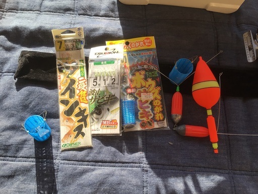釣り道具　リール　投げ竿　クーラーボックス　　仕掛け　フルセット