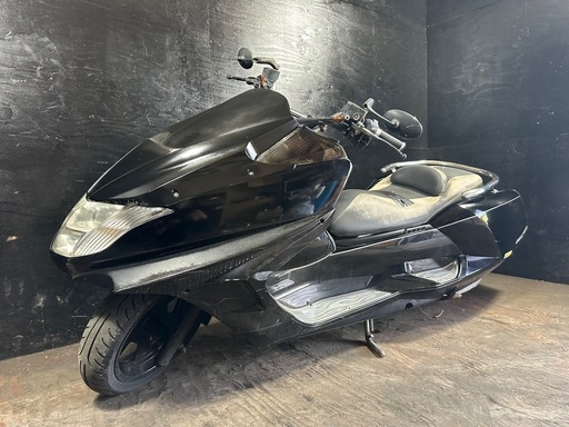 ★支払総額6.2万円★走行テスト済み！下取り可能！ ヤマハ マグザム250 SG17J フロントマスク！バックレスト付き！社外マフラー！カスタムにも♪
