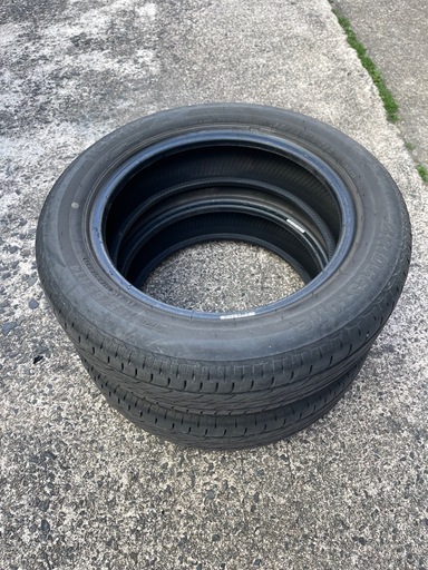 412-1)はめ替え込み！155/65R14 BSネクストリー中古2本セット！2021年製