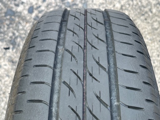 412-1)はめ替え込み！155/65R14 BSネクストリー中古2本セット！2021年製