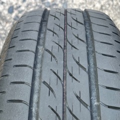 412-1)はめ替え込み！155/65R14 BSネクストリー中古2本セット！2021年製の画像