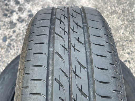 412-1)はめ替え込み！155/65R14 BSネクストリー中古2本セット！2021年製