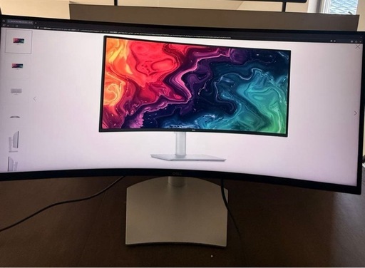 【ほぼ未使用美品】Dell S3423DWC 34インチ曲面USB-Cモニター 