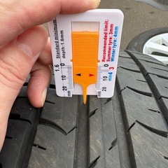 夏タイヤ:グッドイヤーEfficientGrip  ECO 2022年製205/55R16 ホイール:トヨタ純正 6.5Jx16+45 ノア、ヴォクシー、オーリス等 にの画像