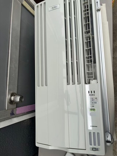 【2023年製】コロナ窓用エアコン　ルームエアコンウインド形