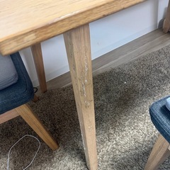 ニトリ　木目　ダイニングテーブルの画像