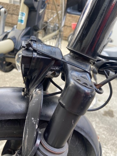 近場で　電動　黒　自転車　