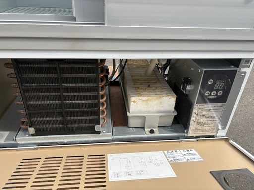 ■中古品 ダイワ冷蔵ショーケース 231LAU-15 2021年 236L 100V 700ｘ450ｘ1438ｍｍ 動作問題なし■
