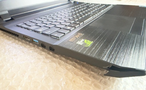 iiyama LEVEL∞ P650HPゲーミングノートPC i7-7700HQ