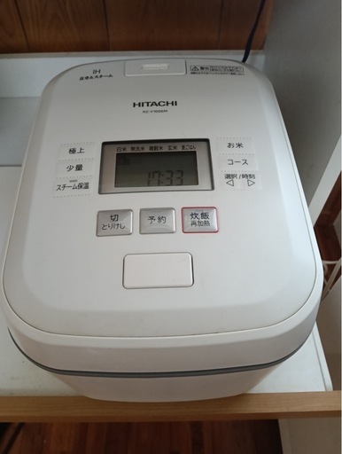 引っ越しセール 【超美品】日立 圧力IHジャー炊飯器 RZ-V100EM（5.5合 