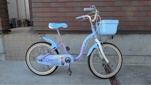 子ども用自転車　アナ雪　プリンセス