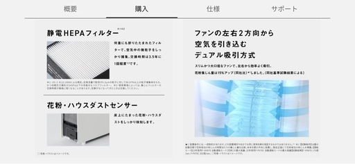 Panasonic空気清浄機