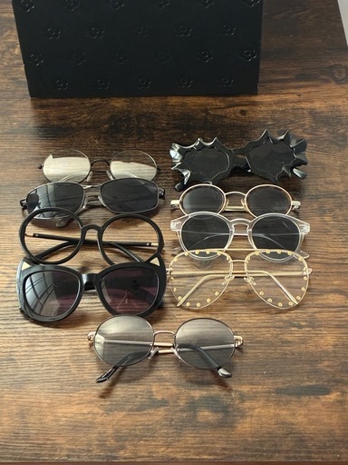 サングラス、眼鏡　９個セット