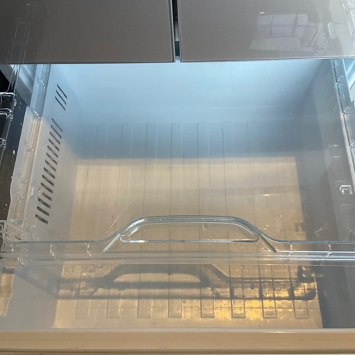 美品　激安‼️ガラストップ　冷蔵庫　三菱大型　5 ドア冷凍冷蔵庫　455L　省エネ自動製氷機能付