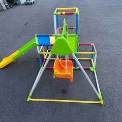 美品ジャングルジム滑り台ブランコの画像