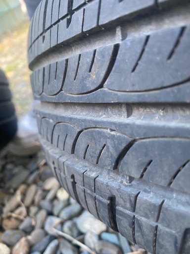 バリ山夏タイヤ 、ホイール165/55R15 ムーヴ タント ワゴンR 