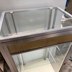 タテヤマ 4面ガラス ガラスショーケース 飾り棚 ディスプレイ W540 