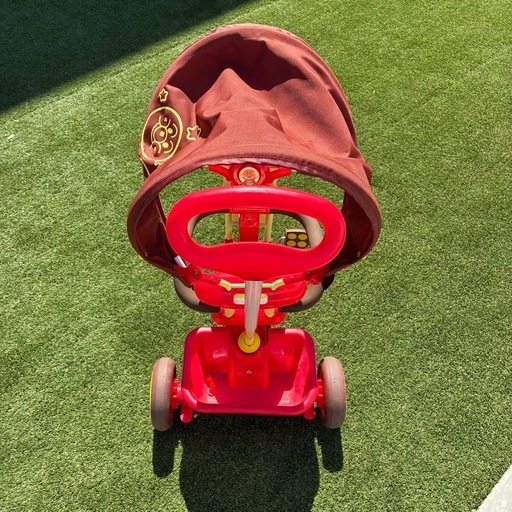 アンパンマン おでかけ三輪車 おしゃべりアンパンマンSP 押棒 カジ