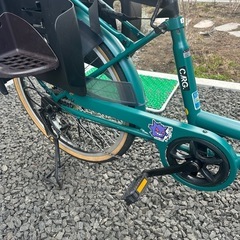 シティサイクル　チャイルドシート付き　自転車の画像