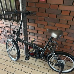 アサヒ折りたたみ式自転車の画像