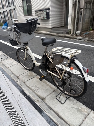  【在庫処分セール】子供前乗せパナソニック電動アシスト自転車 ギュット6.6Ah 