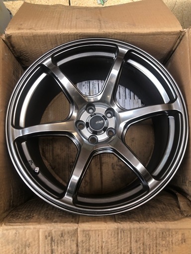 急募！！4本セット 18インチホイール 9.5j pcd100 インセット45 シバタイヤtw300 86 brz インプレッサ