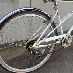 自転車　シティサイクル　ギア付きの画像