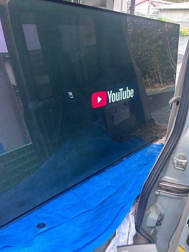 SHARP 55型 有機ELテレビ 4T-C55CQ1 2021年製 動作品 リモコン付 4K 壁掛けYouTube Netflix対応