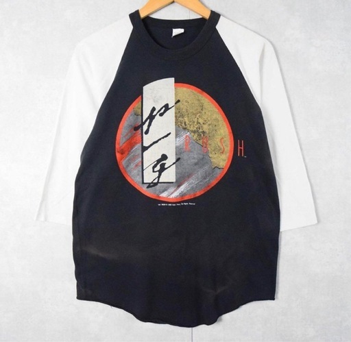 ラグランRUSH グレイテスト・アンダー・プレッシャー Tシャツ1984バンT