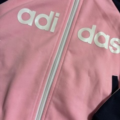 adidas ジャージ  110cm ピンク/ネイビー の画像