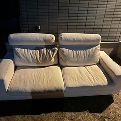 無印ソファー2シータの画像