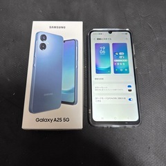 GALAXY A25 blueの画像