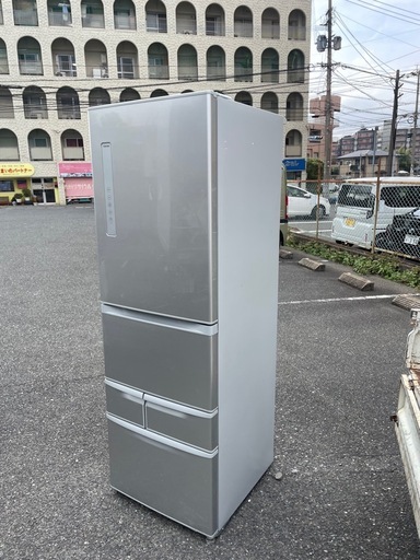 北九州市内配送無料　保証付き 東芝GR-P41G-S 冷蔵庫 ベジータGシリーズ片開きタイプ シルバー [5ドア /右開きタイプ /4
