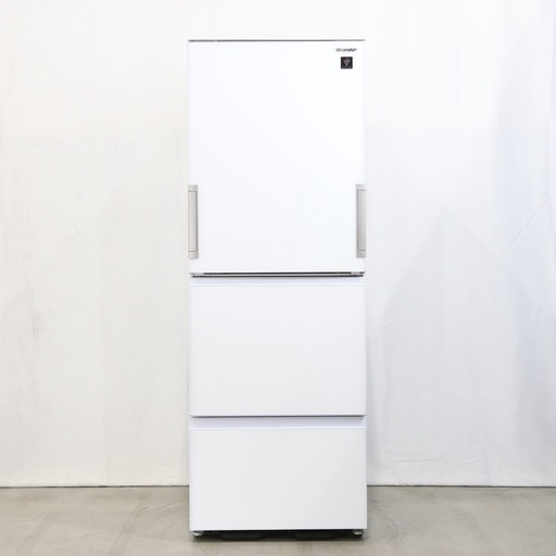 2021年製 SHARP 冷蔵庫 350L 自動製氷 SJ-GW35G-W】 (月あかり) てだこ 
